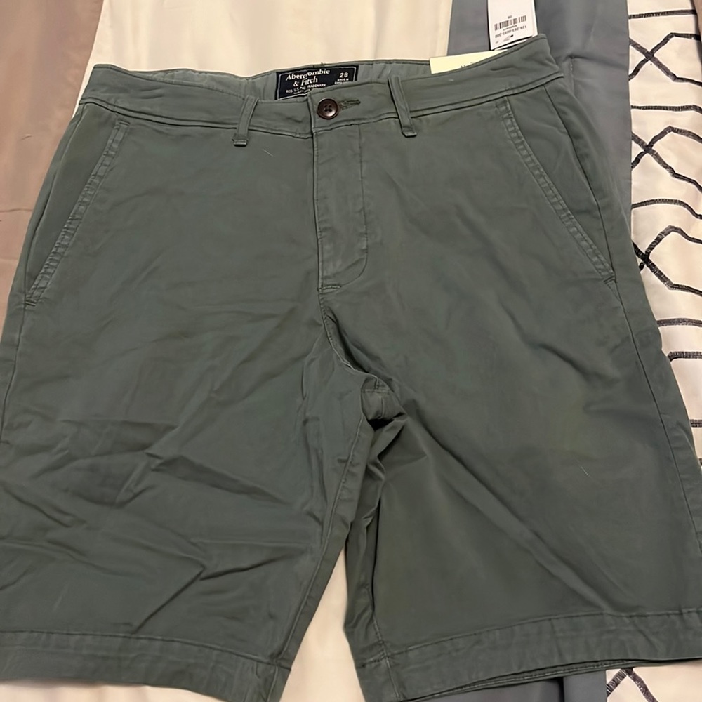Green Abercrombie and Fitch Shorts